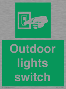 Outdoor lights switch